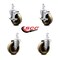 Service Caster 4 Inch High Temp Phenolic Wheel Swivel 3/4 Inch Square Stem Caster Brakes, 2PK SCC-SQ20S414-PHSHT-TLB-34-2-S-2 - alternate 6